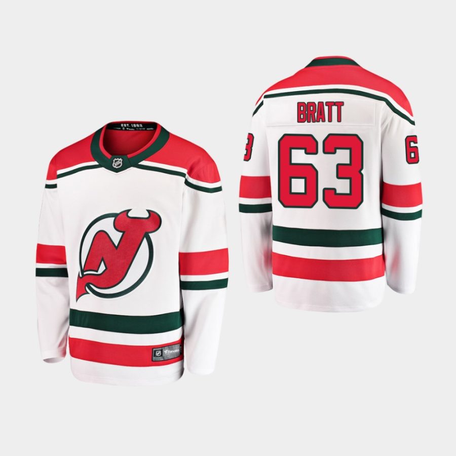 youth devils jesper bratt 2019 alternate breakaway player jerseywhite