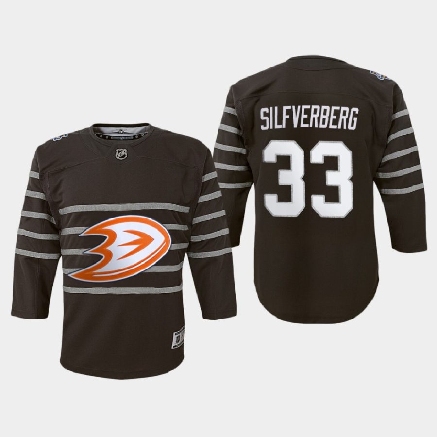 youth ducks jakob silfverberg gray 2020 nhl all star game premier player jersey