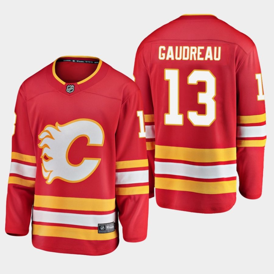 youth flames johnny gaudreau alternate breakaway player jersey