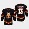 youth flames johnny gaudreau black 2020 21 reverse retro replica jersey