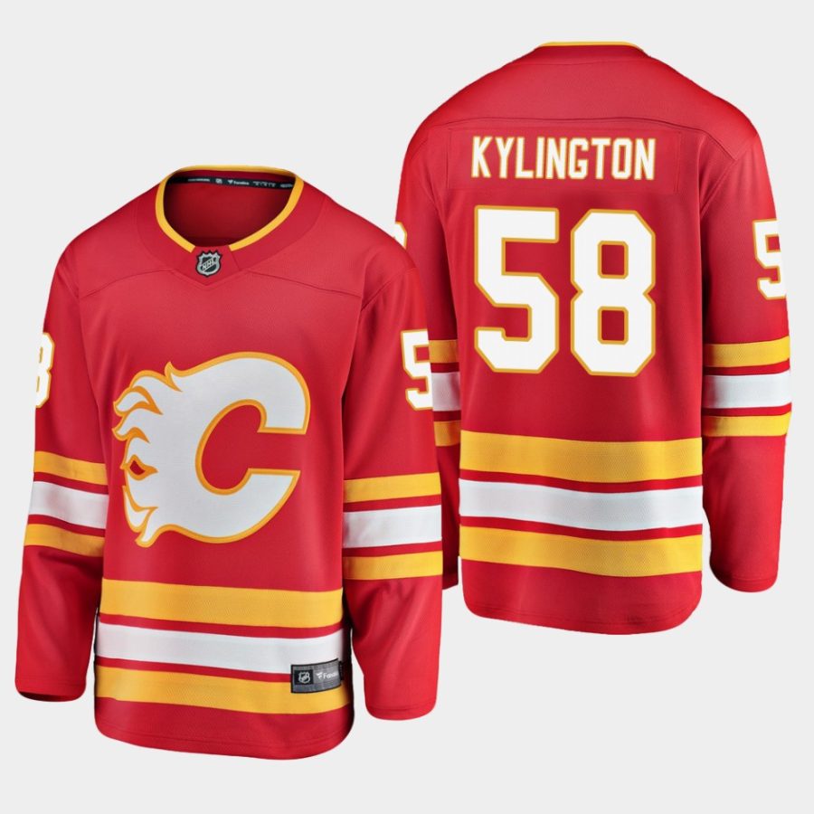 youth flames oliver kylington alternate breakaway player jersey