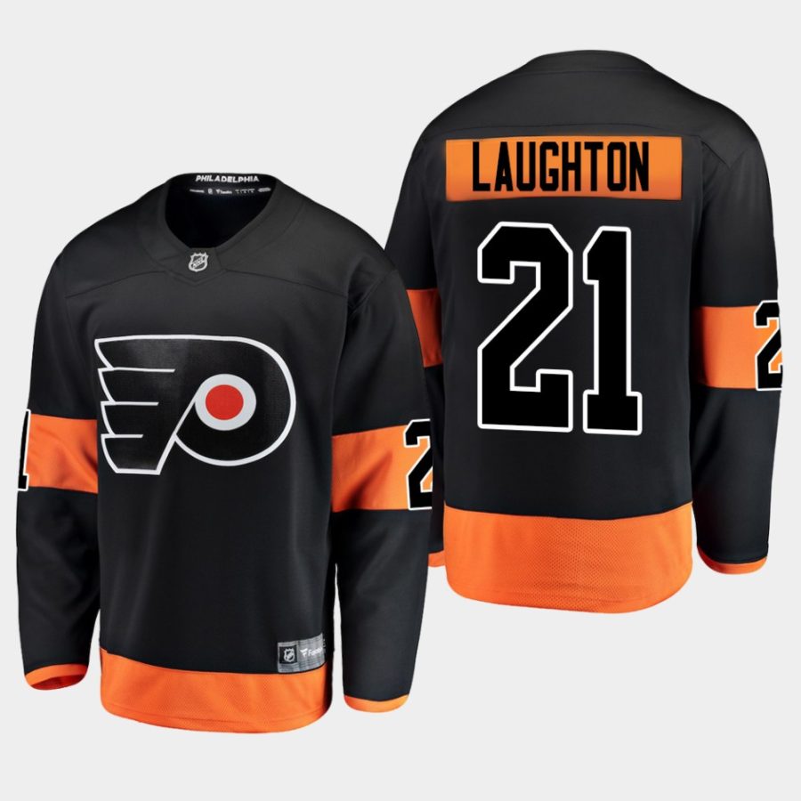 youth flyers scott laughton black alternate breakaway player jersey