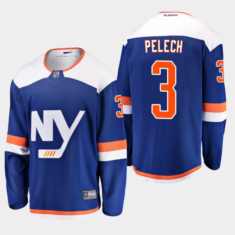 youth islanders adam pelech alternate breakaway player jersey