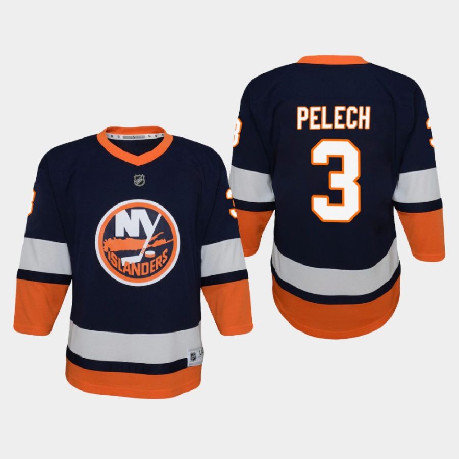 youth islanders adam pelech blue 2020 21 reverse retro special edition replica jersey