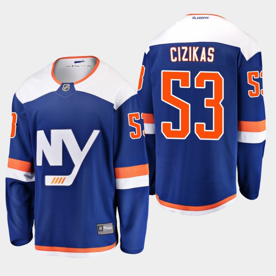 youth islanders casey cizikas alternate breakaway player jersey