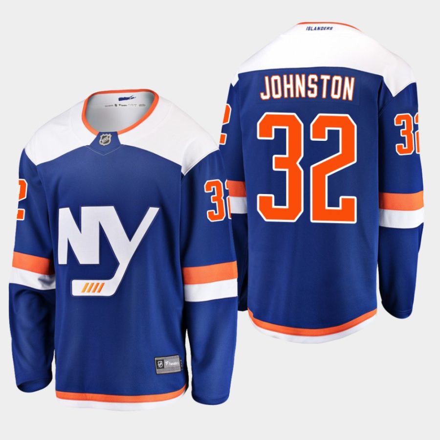 youth islanders ross johnston alternate breakaway player jersey