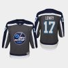 youth jets adam lowry gray 2020 21 reverse retro replica jersey