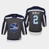 youth jets dylan demelo gray 2020 21 reverse retro replica jersey