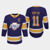 youth kings anze kopitar purple 2020 21 reverse retro replica jersey