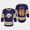 youth kings blake lizotte purple 2020 21 reverse retro replica jersey