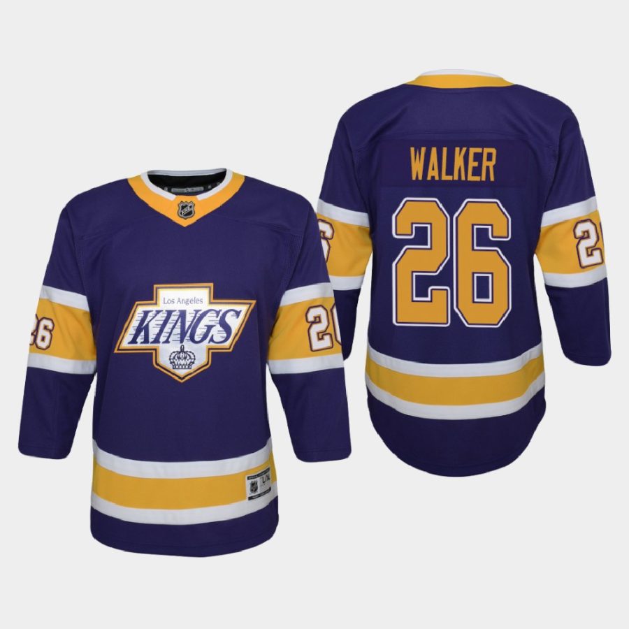 youth kings sean walker purple 2020 21 reverse retro replica jersey