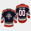 youth panthers custom navy 2020 21 reverse retro replica jersey