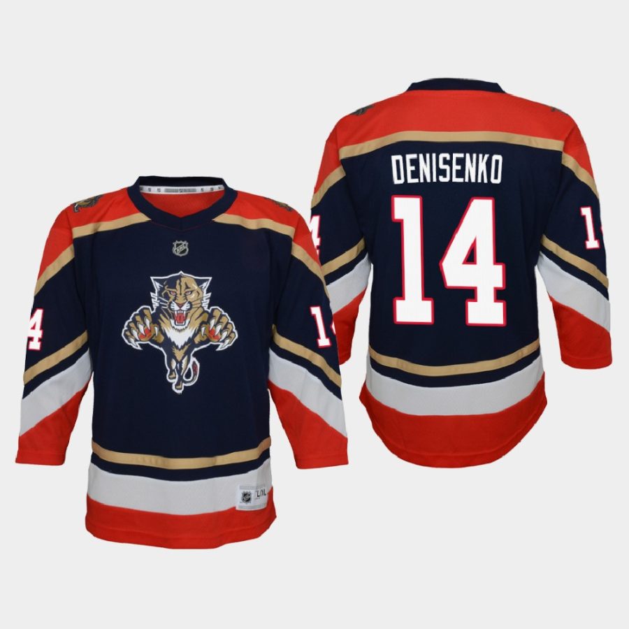 youth panthers grigori denisenko navy 2020 21 reverse retro special edition replica jersey