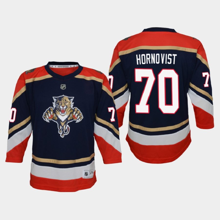 youth panthers patric hornqvist navy 2020 21 reverse retro replica jersey