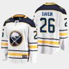 youth rasmus dahlin sabres white 50th anniversary away breakaway player jersey