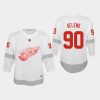 youth red wings joe veleno white 2021 reverse retro jersey