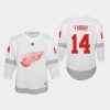 youth red wings robby fabbri white 2020 21 reverse retro special edition replica jersey