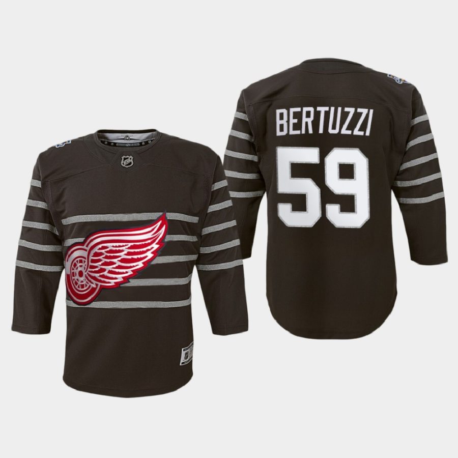 youth red wings tyler bertuzzi gray 2020 nhl all star game premier player jersey