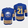 youth sabres kyle okposo royal 2020 21 home replica jersey