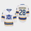 youth sabres zemgus girgensons white 2020 21 reverse retro special edition replica jersey