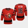 youth senators austin watson red 2020 21 reverse retro replica jersey