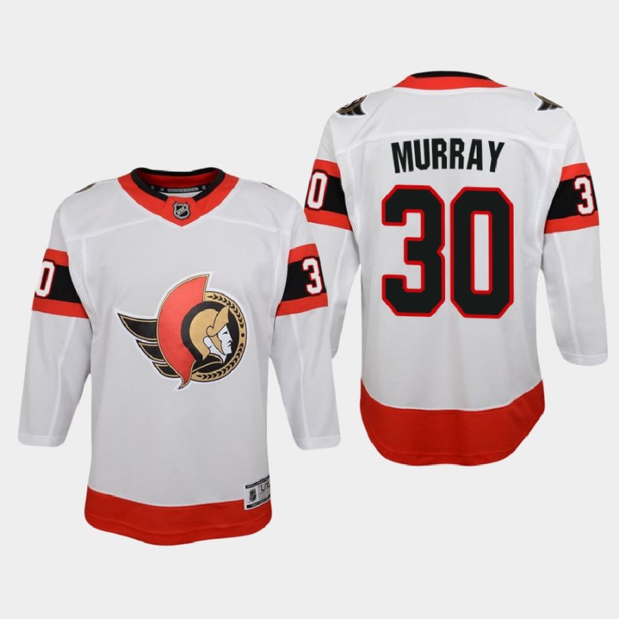 youth senators matt murray white 2021 away jersey