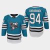 youth sharks alexander barabanov blue 2021 throwback jersey