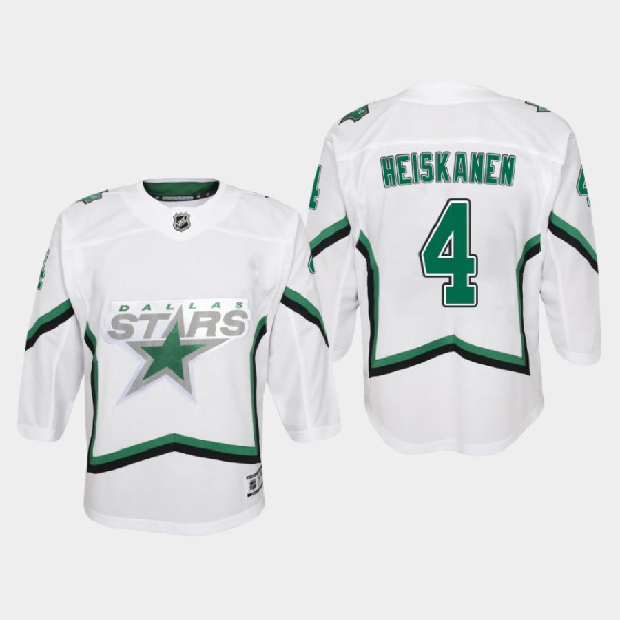 youth stars miro heiskanen white 2020 21 reverse retro special edition replica jersey