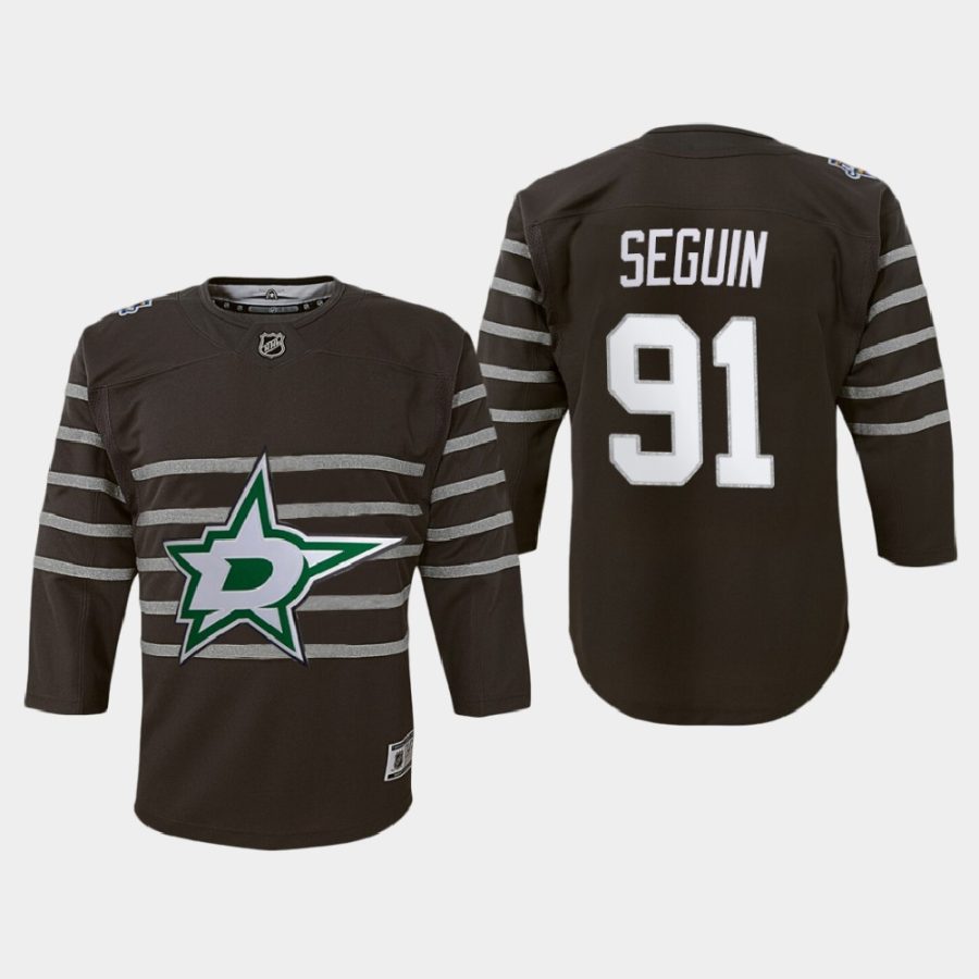 youth stars tyler seguin gray 2020 nhl all star game premier player jersey