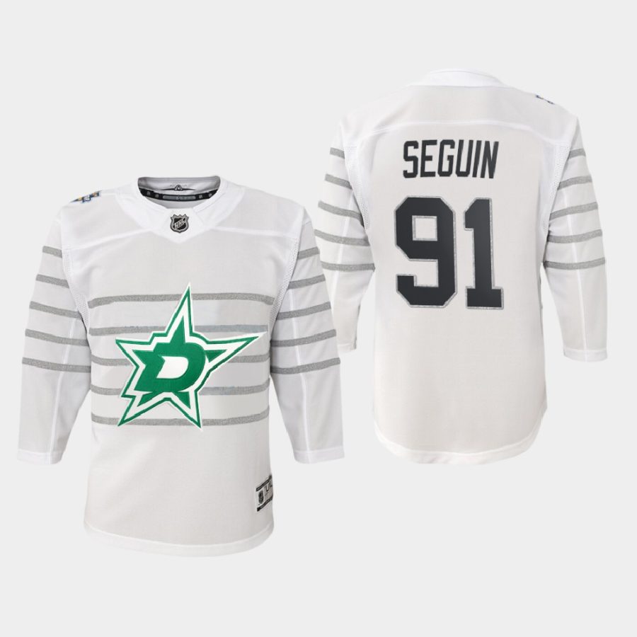 youth stars tyler seguin white 2020 nhl all star game premier player jersey