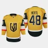 youth vgk tomas hertl gold home premier player jersey