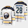 youth zemgus girgensons sabres white 50th anniversary away breakaway player jersey