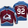 youthavalanche gabriel landeskog maroon home replica player jersey