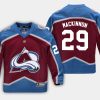 youthavalanche nathan mackinnon maroon home replica player jersey