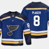 youthblues barclay plager blue home replica player jersey