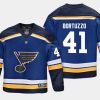 youthblues robert bortuzzo blue home replica player jersey