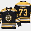 youthbruins charlie mcavoy black home replica player jersey