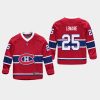 youthcanadiens jacques lemaire red home replica player jersey