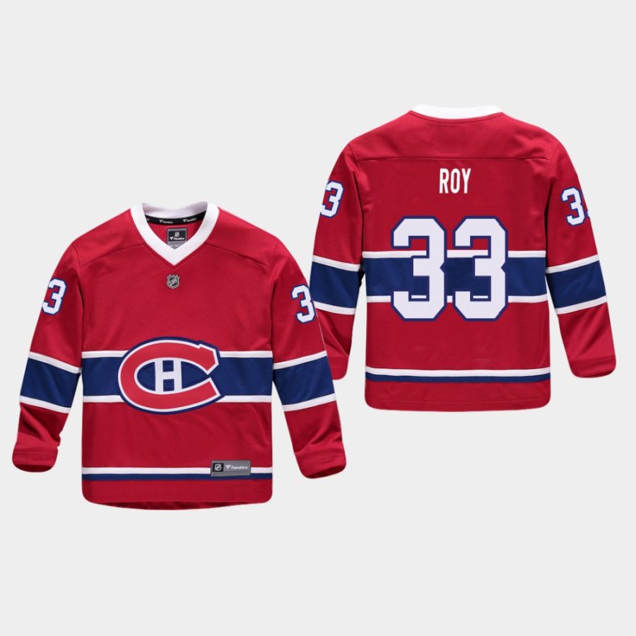 youthcanadiens patrick roy red home replica player jersey