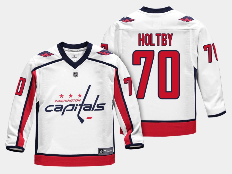 youthcapitals braden holtby white road replica player jersey