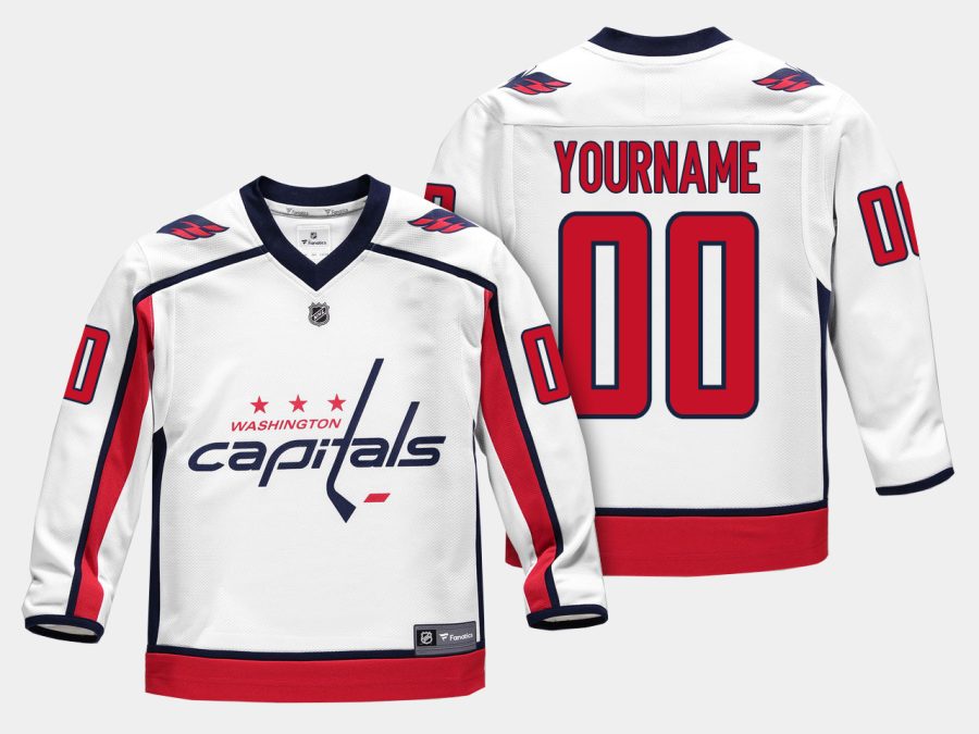 youthcapitals custom white road replica player jersey