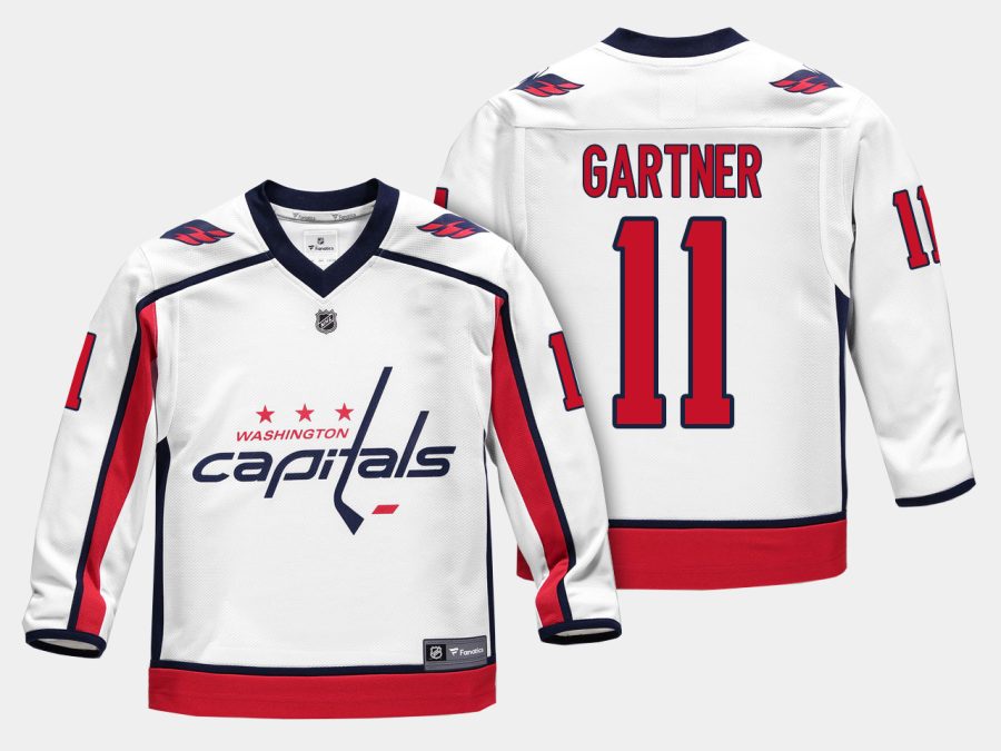 youthcapitals mike gartner white road replica player jersey