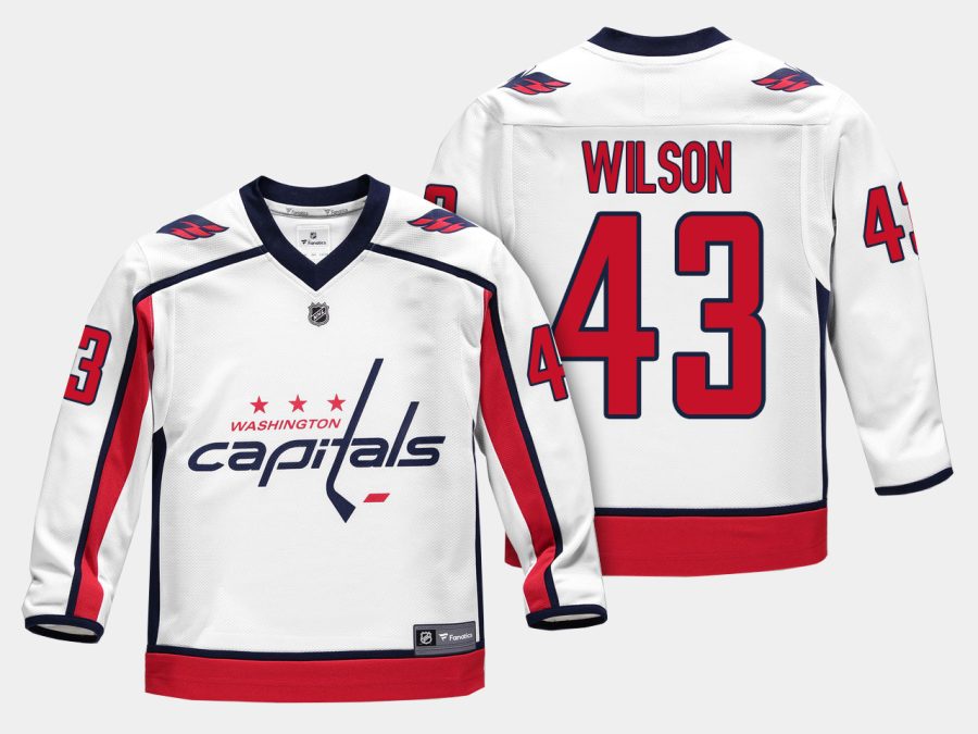 youthcapitals tom wilson white road replica player jersey