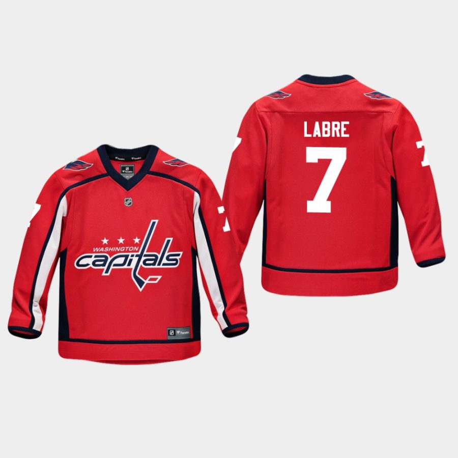 youthcapitals yvon labre red home replica player jersey