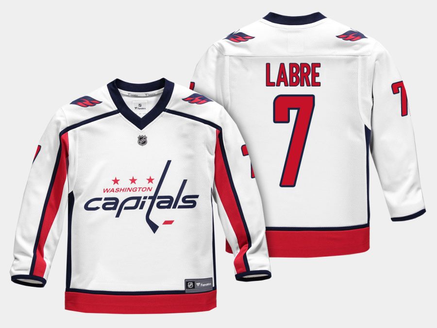 youthcapitals yvon labre white road replica player jersey