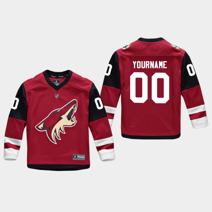 youthcoyotes custom red home replica player jersey