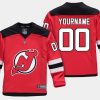 youthdevils custom red home replica player jersey