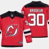 youthdevils martin brodeur red home replica player jersey