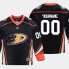 youthducks custom black home replica player jersey