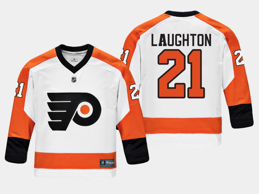 youthflyers scott laughton white road replica player jersey